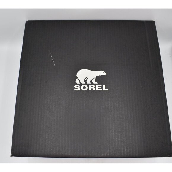 Sorel Womens Size 9 Caribou X Ceramic Orange Waterproof Leather Platform Boots - Picture 8 of 11